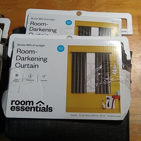 Room essentials room darkening panel- set of 2 - Picture 5 of 6